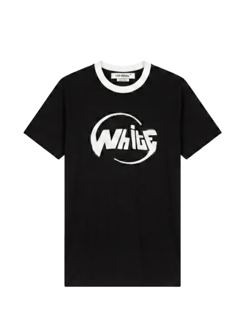 Off-White graphic-print ringer T-shirt Black 44OWOS26T084001