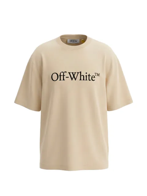 Off-White logo-print short-sleeve T-shirt Neutrals 44OWOS26T071272