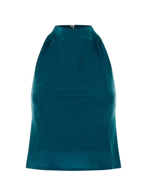 THE ROSE IBIZA Bermuda silk top Green BERMUDATOP