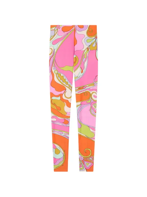PUCCI Iride-print leggings Pink 6HTT206H735
