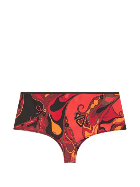 PUCCI Orchidee-print bikini bottom Red 6HMX466H835