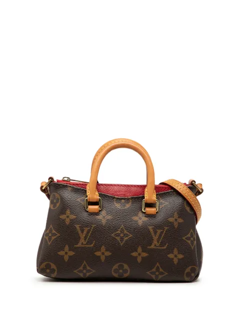 Louis Vuitton Pre-Owned 2015 Monogram Nano Pallas satchel Brown CA635U2QILXHL6OI