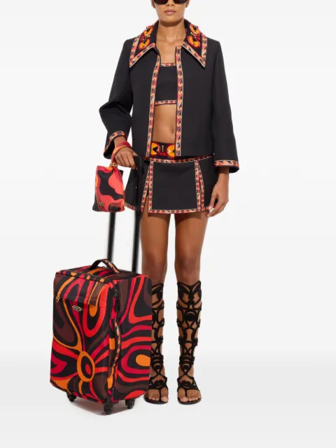 PUCCI cotton jacket with embroidered collar Black 6HRA076H608