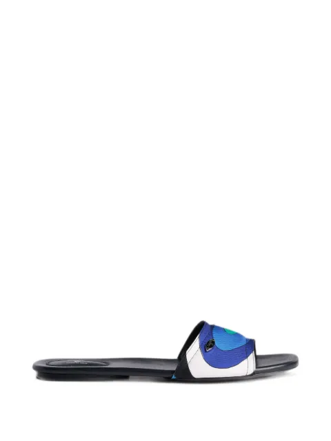 PUCCI Iride-print slides Blue 6HCA006H151