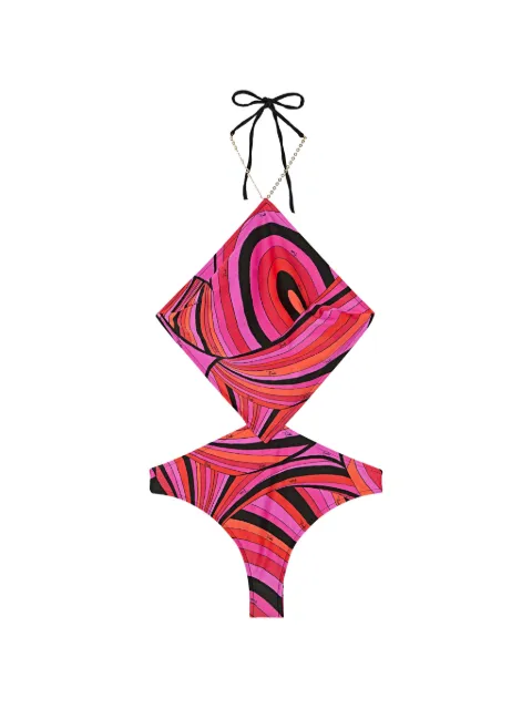 PUCCI Iride-print trikini Pink 6HMC336H875