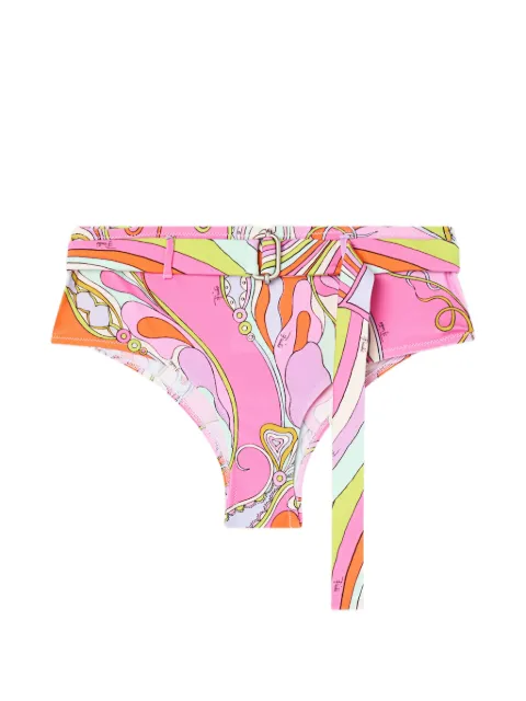 PUCCI Orchidee-print bikini bottoms Pink 6HMX576H835