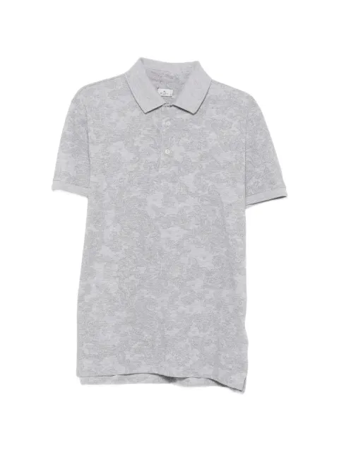 ETRO paisley-print polo shirt Grey MRMD0004AV910