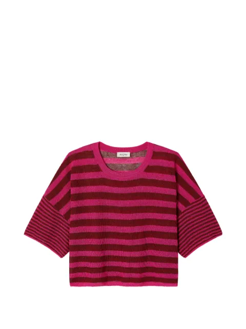American Vintage Epaky striped T-shirt Pink EPA18A