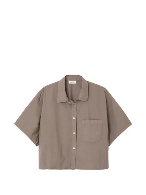 American Vintage Bailow short-sleeved shirt Brown BAI06A