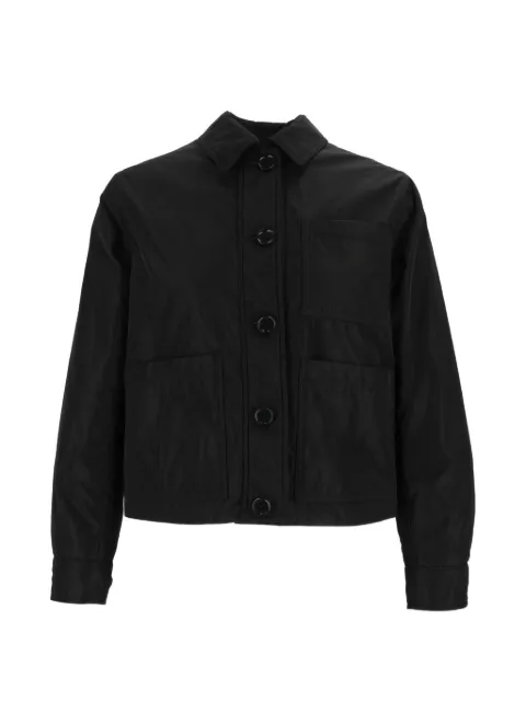 ASPESI button-up patch-pocket jacket Black N6N36P008