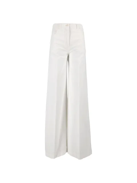 ASPESI wide-leg high-waisted trousers White G0156V548