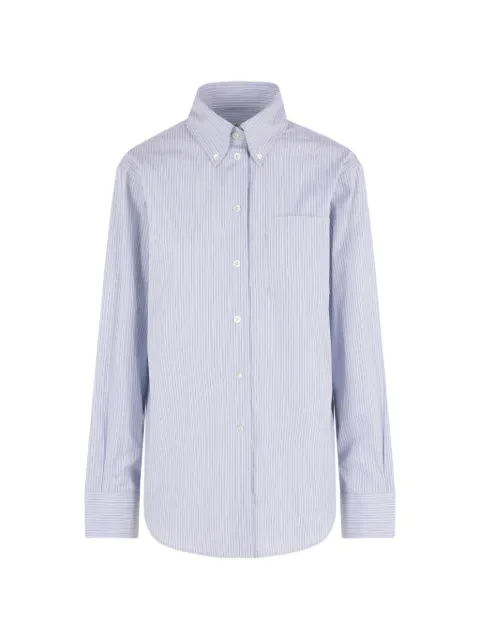 Róhe Oxford striped shirt Blue 82019080472