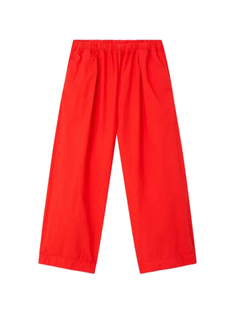 American Vintage Bailow wide-leg cropped pants Red BAI10C