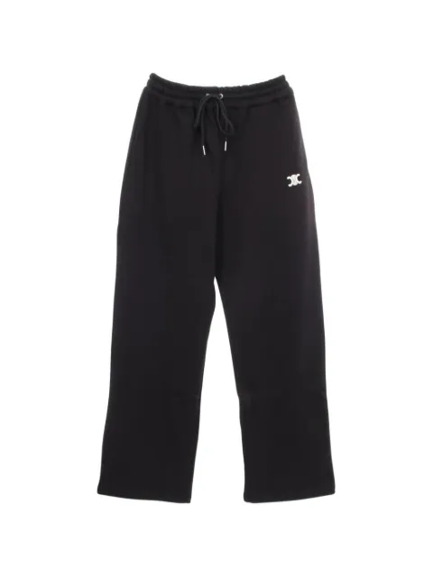 Celine Pre-Owned 2010s Triomphe track pants Black 1077155