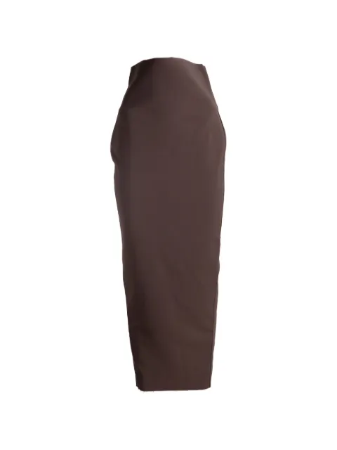 Rick Owens high-waist maxi skirt Brown RP02F5364WST