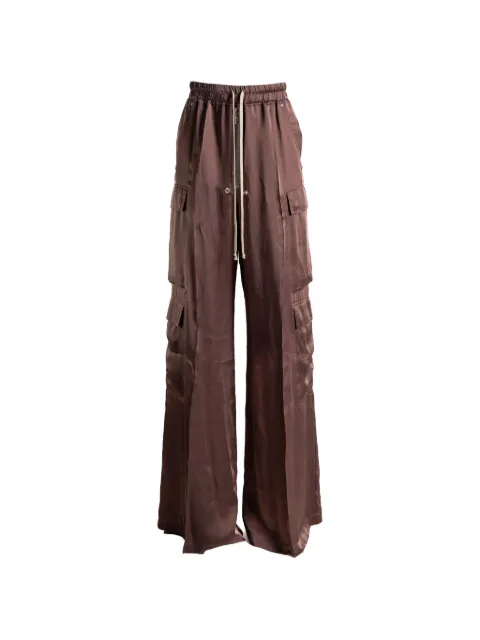 Rick Owens Tower Belas drawstring-waist cargo pants Brown RP02F5327SCH