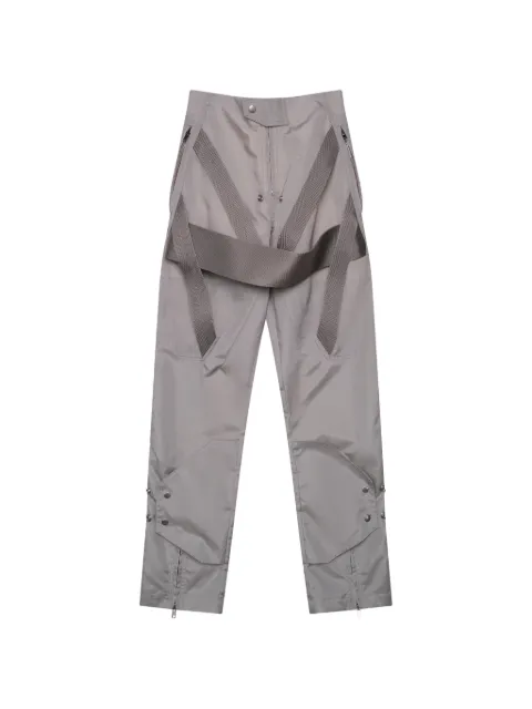 Rick Owens Megastrapped Moto trousers Grey RO01F6390NCVER4