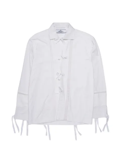 HODAKOVA Pillow Case lace-trim shirt White W25921501SS26WHITE