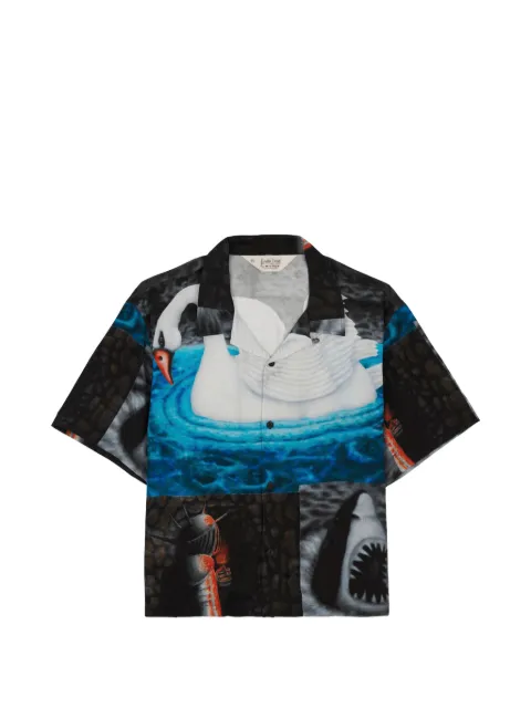 Brain Dead Copia graphic-print short-sleeve shirt Black BDP26T11004920BK01SS26BLACK