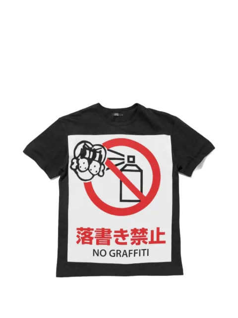 CHITO graphic-print T-shirt Black C0226T001