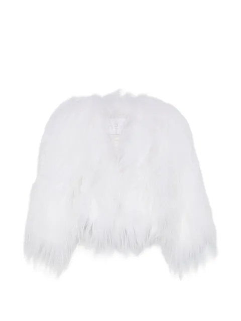 HEVA lamb-fur jacket White ASIAKIDASSIA