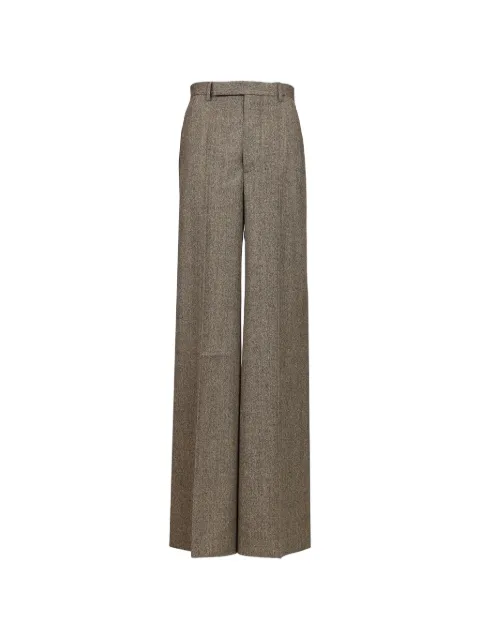 Rick Owens tailored wide-leg trousers Brown RP02F5356