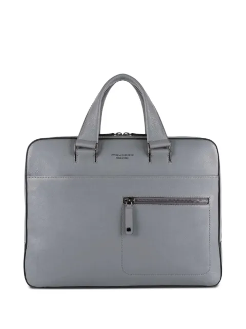 PIQUADRO David leather laptop bag Grey CA4098W86