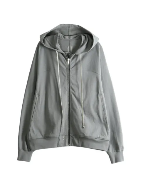 Rick Owens Tower Windbreaker zip-up hoodie Grey RU02F4241BA