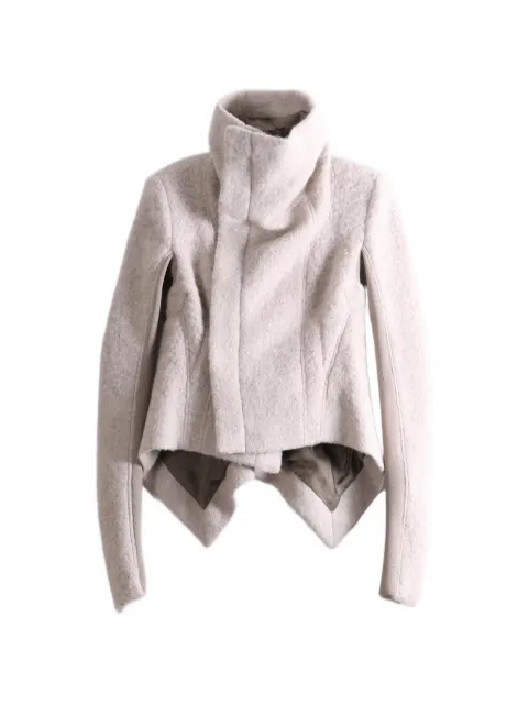 Rick Owens Naska asymmetric jacket Neutrals RP02F5712WPA