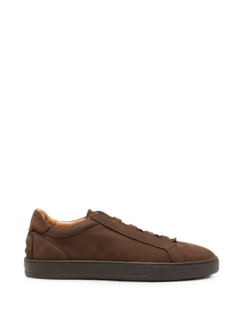 Tod's Gommino-detail lace-up sneakers Brown XXM04L0JF406RN