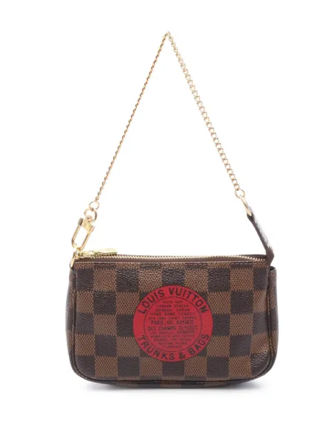 Louis Vuitton Pre-Owned 2008 Damier Ebene Trunks and Bags Mini Pochette Accessoires handbag Brown QPINCYRJG7GEWP2K