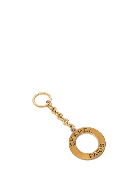 CHANEL Pre-Owned 1993 Gold Plated Logo Ring key chain Gold EF7TB4JX8APTJQQI