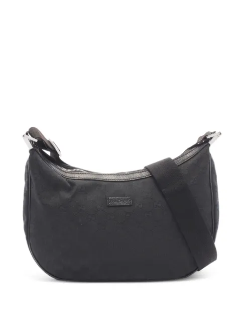 Gucci Pre-Owned 2000s GG canvas shoulder bag Black 1084579
