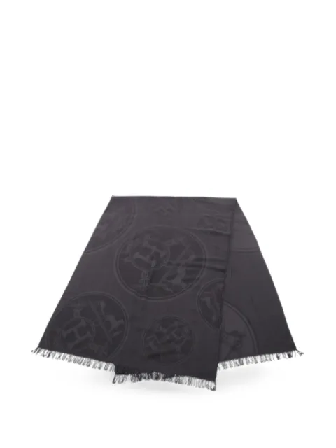 Hermès Pre-Owned 2000s New Libris shawl Black 1079442