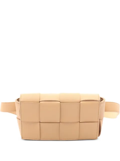 Bottega Veneta Pre-Owned 2000s Cassette Intrecciato belt bag Neutrals 1084624