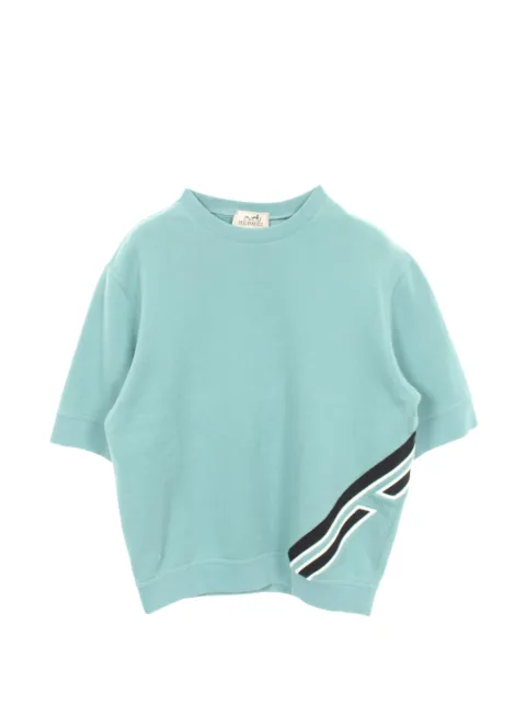 Hermès Pre-Owned 2010s Run H short-sleeve T-shirt Blue 1083954