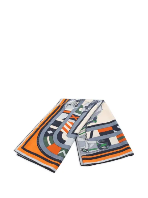 Hermès Pre-Owned 2010s Robocabar scarf Neutrals 1084044