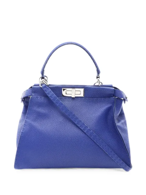 Fendi Pre-Owned 2010s Peekaboo handbag Blue 1084921