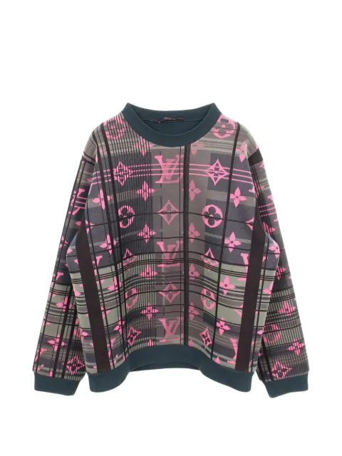 Louis Vuitton Pre-Owned 2010s Monogram jacquard sweater Grey 1083926
