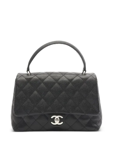 CHANEL Pre-Owned 2006-2008 quilted leather handbag Black 108473711701919