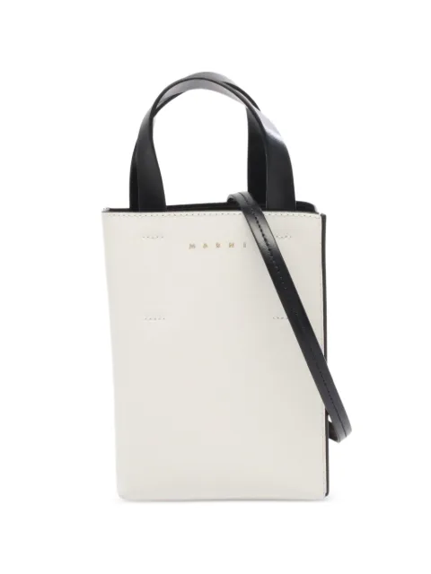Marni Pre-Owned 2020s Museo Nano two-way handbag White 1084969