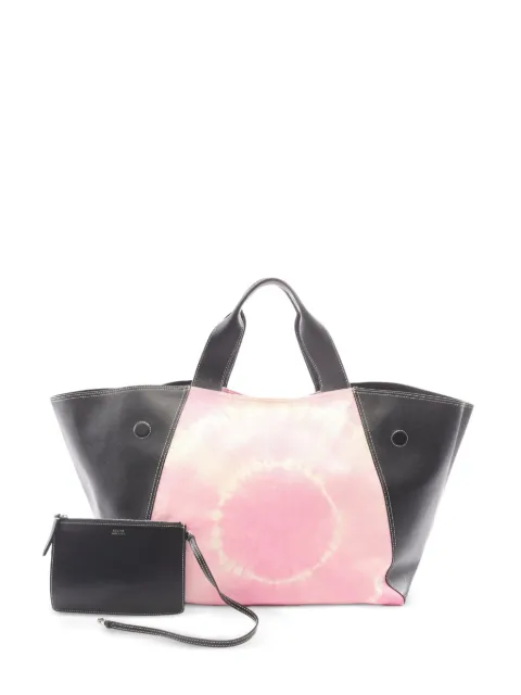 Celine Pre-Owned 2000s tie-dye tote bag Black 1069104