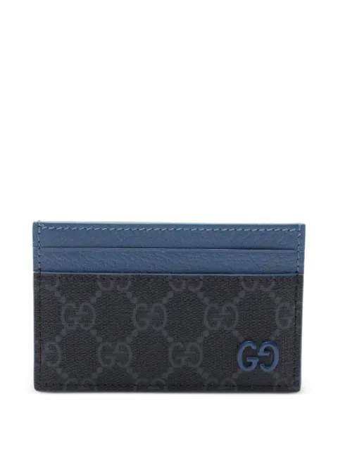 Gucci Pre-Owned 2010s GG Supreme card case Black 768248FACQC