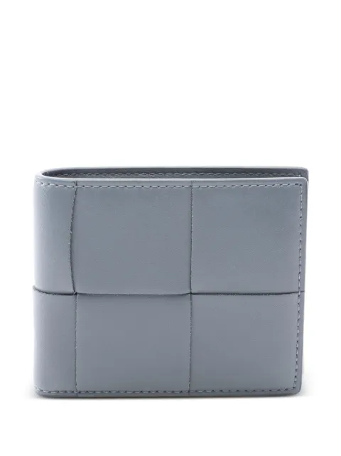 Bottega Veneta Pre-Owned 2000s Maxi Intrecciato bi-fold wallet Grey 1083339