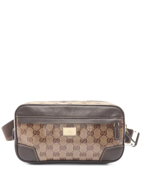 Gucci Pre-Owned 2000s GG Crystal belt bag Brown 1081972