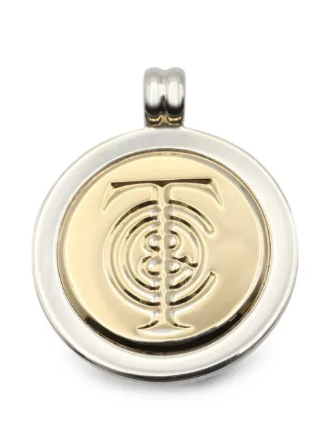 Tiffany & Co. Pre-Owned 2010s T&C logo-engraved pendant Silver 1084279