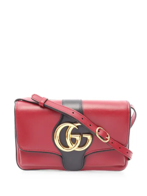 Gucci Pre-Owned small 2000s GG Marmont Ally shoulder bag Red 1084382