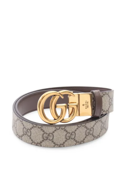 Gucci Pre-Owned GG Marmont belt Neutrals 1085763