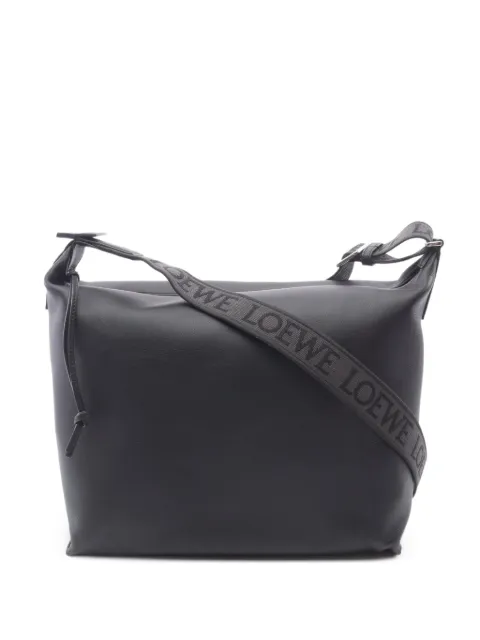 Loewe Pre-Owned 2020s Cubi shoulder bag Black 1085627