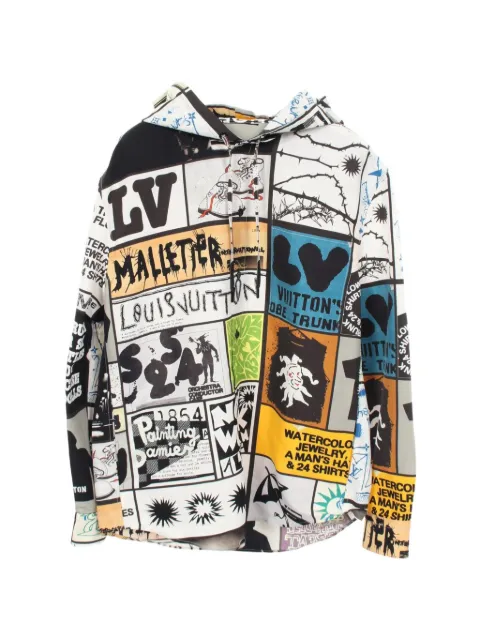 Louis Vuitton Pre-Owned 2010s graphic-printed hoodie White 1083976